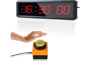 SMAHEAT fitnesstimer med stoppur-knapp, lämplig för skola/examen/hemträning/gym/gym SMAHEAT elektronisk fitnesstimer (1,5 tum