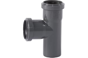 Ostendorf HTsafe Abzweig DN 50/50 mm 87 Grad HT-Rohr, grau, 87° - dn 50/ dn 50