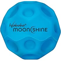 Waboba Moonshine Hyper Bouncy Moon Ball -Light Up, Glow In