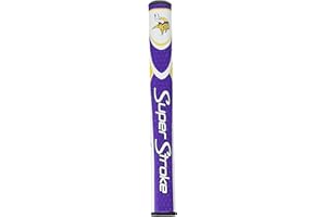 SUPER STROKE SuperStroke NFL Standard Size Black Rubber Textured Golf Club Grip