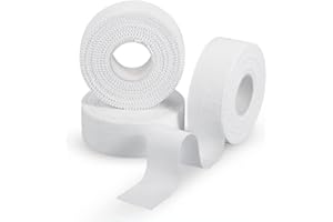 JOGNEE Finger Tape with Extra Strong Adhesive, Tapes Sports White, 3 Rolls (Total 30 m) Climbing Tape, Skin-Friendly Sports Tape, Hand Tape for Weight Training, Volleyball, Bouldering, Basketball, Handball