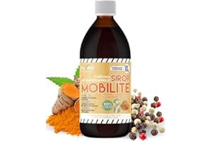 PUR VITAE WOD NUTRITION Mobilité XL Pur Vitaé | Douleurs | Renforcement articulations et cartilages | Chondroitine, Glucosamine, Curcuma, Pipérine, MSM, Silicium Organique | Cure 25 jours | 500ml