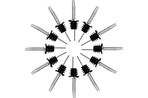 Rainday 12 Pcs Stainless Steel Bottle Pourers Freeflow Pourer Liquor Pourer, Liquor Spirit Bottle Speed Pourer Tapered Spout for Olive Oil Coffee Syrup Vinegar Bottles (Stainless Steel)