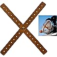 Trip Machine Company Leather Sticker Halogen Headlight X Perforated Dark Brown/Tobacco