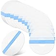 50 Pack Sensor Covers, Compatible With Freestyle Libre 1/2/3, Waterproof Adhesive Blue CGM Patches Transparent Breathable Glucose Monitor Protector On The Center Long Lasting Without Hole For Swimming