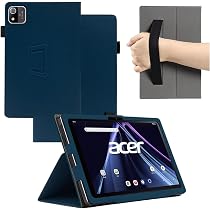 Custodia Cover In PU Per Acer Iconia Tab V11-21M – 10.9 Pollici, Con Supporto, Cinghia E Magnete - 3