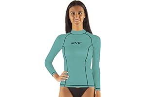 SEAC T-Sun Long Lady, Maglia Protettiva Rash Guard per Snorkeling e Nuoto Anti UV