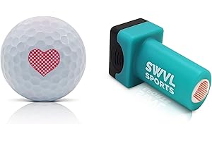 SWVL Sports Red Heart Grand tampon balle de golf