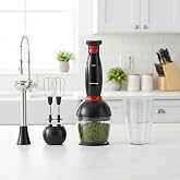 Homend Handmaid 1967H Blender Set Siyah Kırmızı
