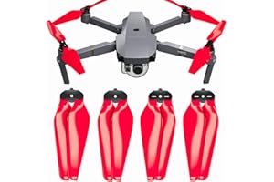 Eliche Master Airscrew Stealth per DJI Mavic Pro & Platinum - Rosso, 4 pezzi