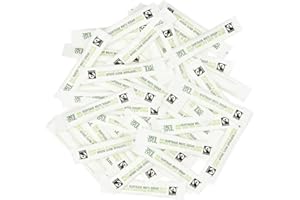 100 Fairtrade White Sugar Sticks – Individual Packets for Tea & Coffee | Premium Quality Sugar Sachets for Home Office Business & Travel | Letterbox Friendly | Single-Serve Sweetener Packed by Pastiko