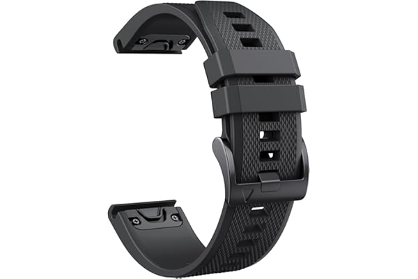 NotoCity Bracelet pour Garmin Fenix 5/6/7/7 pro/6 pro/5 plus, Bracelet Quickfit 22mm Compatible avec Garmin Forerunner 935/945/955/965, Epix Gen 2, Instinct/2, Approach S60, Quatix 7/6/5/7 pro(Noir)