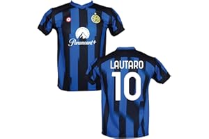 CALCIOGADGETS Oficjalna koszulka Lautaro Martinez Inter 2023-24 dziecko mężczyźni dorośli replika El Toro 10 Home