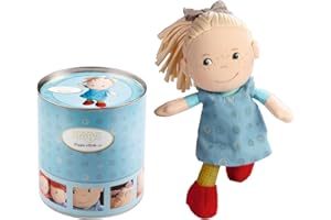 HABA Puppe Mirle – Kuschelweiche 20 cm Babypuppe in edler Geschenkdose - Ideales Willkommensgeschenk für Babys ab 6 Monaten - 1005738001