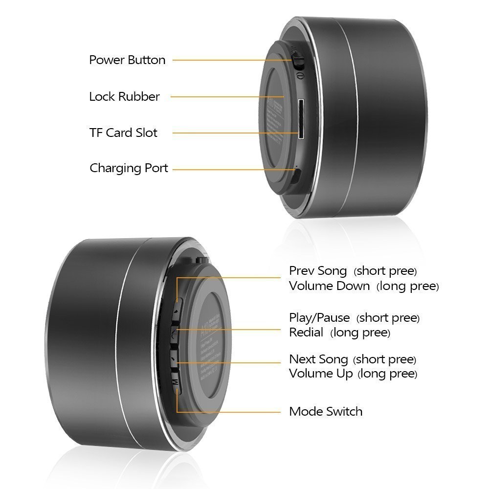 photron p10 wireless 3w portable bluetooth speaker