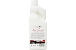 Pro-Equine Ulsa-Soothe 1 Litre, Aloe, Sea Buckthorn, Slippery Elm, Liquorice, peppermint & Fennel feed supplement.
