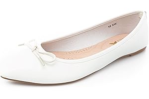 MIGILI Ballerine Donna a Punta - Bianche, Nero, Beige, Blu o Rosa - Scarpe Donna - Ballet Flats