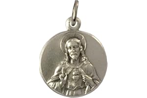 I G J Médaille du Sacré-Cœur de Jésus et Marie - Les deux Sacrés Cœurs en une seule Médaille