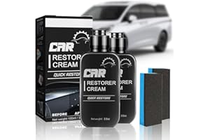 FUXNGZI 2024 New Renovateur Plastique, Renovateur Plastique Voiture Extérieur, Efface Rayure Plastique pour Voitures, Motos Entretien Exterieur/Interieur du Plastique 100ml (2 Pcs)