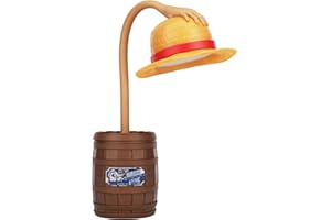 Paladone, Lampada da scrivania snodabile con Cappello di Paglia di One Piece, lampada pieghevole dell’anime con licenza ufficiale, per fan della cultura pop, camera da letto, casa, ufficio