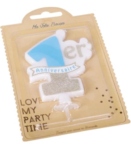 Unique Party 16 Serviettes En Papier 1er Anniversaire Garçon – Motif Pois Bleus, Gris Et Vert – 16,5 Cm – Nettoyage Facile Et Déco Assortie