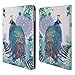 Price comparison product image Official Monika Strigel Blue Tropical Peacock Leather Book Wallet Case Cover For Apple iPad Air