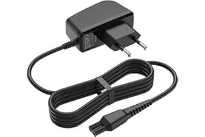 LIANSUM 15V Caricabatterie Rasoio Elettrico per Philips Norelco hq8505 7000 5000 3000, mg5750 mg7790 mg7720 BG5020 Regolabarba Uomo, Aquatec, Arcitec, Regolacapelli cavo di ricarica alimentazione