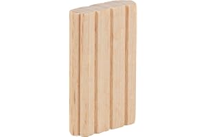 Trend 100 st Bokträ Lösa Tappar (6 x 30mm) för Snickeri, Sammanfogning och Möbelramar, TEN/6X30/100