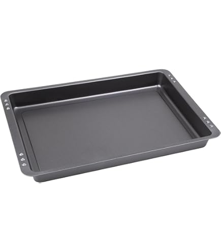 NANONAN Antihaft Backblech Set 4-teilig - Karbonstahl Backformen Für Ofen & Backwaren