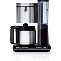Bosch Filterkaffeemaschine Styline TKA8A681 – Mit Aroma Sensor, Thermokanne 1,1 L, Timer, Für 8-12 Tassen