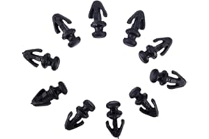 ‎REMINNBOR Autoclips 1042065 Kunststoffbefestigung 10-teilig Autotür Dichtung Schweller Dichtung Verkleidung Niet Dichtungsstreifen Halterungsclips Kit für MK2 MK3 MK4 Modelle