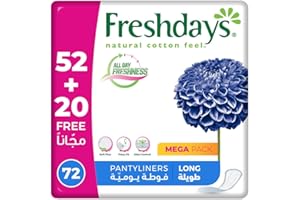 Freshdays Daily Liners Long 72 Pads