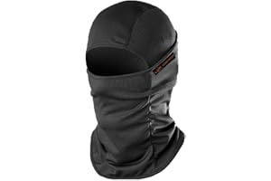 GRAND PITSTOP Helmet Mask (Black - Free Size) | Full Face UV Protection | Outdoor Face Cover | Dust, Wind, Sun Shield | Riding & Hiking Gear | Accessories for Men & Women