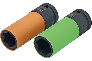 Laser 8618 Zestaw nasadek do nakrętek kół 18,5 i 19,5 mm