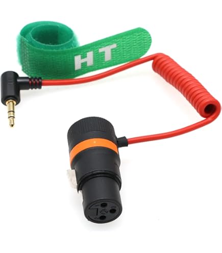 Alvin's Cables Low-Profile TA3M Mini-XLR 3-Pin Male naar 3,5mm