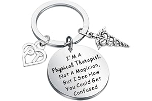 KUIYAI Physical Therapy Gift PT Keychain Physical Therapy Graduation Gift Inspirational Gift for PT