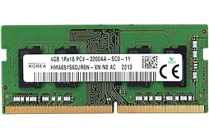 SK HYNIX Hynix HMA851S6DJR6N-XN - 4GB DDR4 3200MHz Non-ECC SODIMM RAM PC4-25600 CL22 Memory Module for Laptops, Mini Desktops & All in One Systems