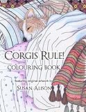 Corgis Rule! A dog lover's colouring book