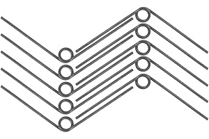CHILDWEET 10pcs Muelles De Torsión para Tijeras de Podar Resortes Torsión Mecánica 9.5x6x0.2cm Repuesto Jardinería para Bonsáis Tijeras Manuales Set Reparación Herramientas Jardín