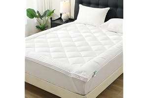 Beedsooth Topper Matrimoniale 160x200cm, 3D Microfibra Morbido Coprimaterasso Matrimoniale,Migliora il comfort,Traspirante,Antiallergico,Facile da Pulire