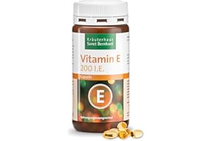 ‎KRÄUTERHAUS SANCT BERNHARD Sanct Bernhard Vitamin E 200 I.E. Kapseln, Inhalt 240 Kapseln