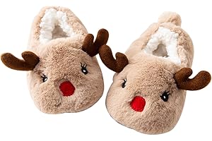 De feuilles Kids Toddler Baby Non-Slip Slippers Warm Lining Soft Sole Crib Shoes for Infant Boys Girls