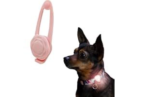 LaRoo Safety LED-Flashing Light for Dogs, Cats, LED-Light Pendant Keyring, 3 Flashing Modes, Safety Light for Walking the Dog and Outdoor Sports