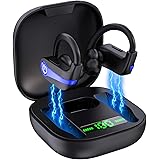 lecover Bluetooth 5.1 Kopfhörer Sport, In Ear Kopfhörer Kabellos Bluetooth Kabellose Sportkopfhörer Noise Cancelling Kopfhöre