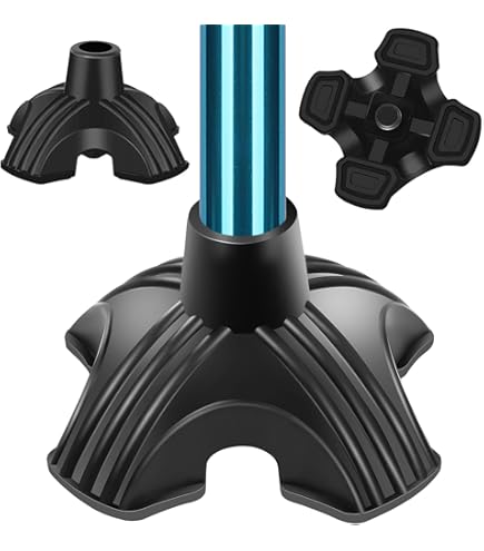 Lifeswonderful Lot De 4 Embouts Caoutchouc 12 Mm Pour Bâtons De Randonnée – Renforcés Avec Rondelle Métal, Durables