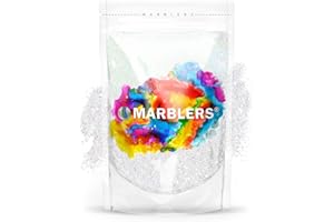 MARBLERS Holographic Glitter [Rainbow White] 3oz (85g) | Fine | Non-Toxic, Vegan, Cruelty-Free | Face, Body, Eyeshadow, Hair, Festival, Party Makeup | Nail Art, Polish | Resin, Tumbler, Slime, Craft