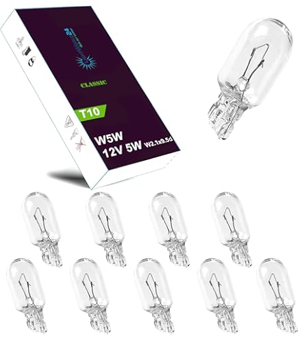 Ruiandsion 194 Lampadine A LED 10-60V 168 2825 T10 LED A Cuneo Lampadina Rossa Di Ricambio Per Auto Interno Cruscotto Calibro Targa Luci (confezione