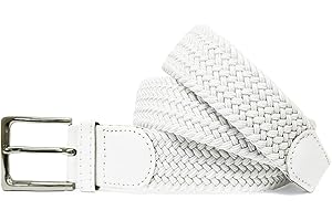 Gloop Ceinture élastique en tissu unisexe Ceinture élastique tressée Ceinture élastique pour femmes et hommes Largeur environ 3.5 cm