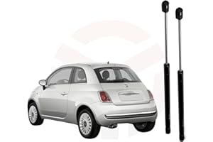 Ricambycar Coppia Molle a Gas Portellone Posteriore Compatibile con Fiat 500 2007 > 2015