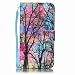 Produktbild Für Samsung Galaxy A5 2016 Model/A510 Hülle [Bildschirmschutz aus gehärtetem Glas], Grandoin Retro Leder Foliant Stoßabfangende Hülle, exzellente Qualität buntes elegantes Muster Design Premium PU Verschluss genaue Passform Riemen-Leder Geldbörse schützende Schnapp-Hüllen-Abdeckung Für Samsung Galaxy A5 2016 Model/A510 mit [Kreditkarten Einschub] Ständer Funktion